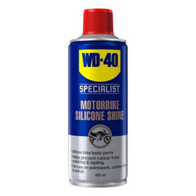 WD-40 Specialist Motorbike Silicone Shine Spray for Bike Body Parts 400ml