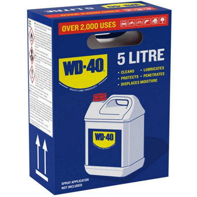 WD40 WD-40 Lubricant Cleaning Fluid 5 Litre Jerry Can Refill Bottle W/D441047