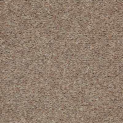 Weald Park "Gold" 80/20 Wool Twist Pile Carpet by Remland (Ash, 1m x 4m)