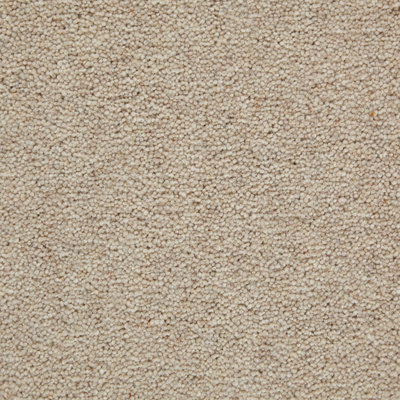 Weald Park "Gold" 80/20 Wool Twist Pile Carpet by Remland (Chalk, 2m x 4m)