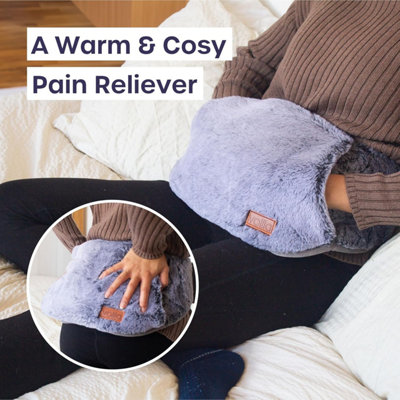 Wearable Hot Water Bottle Belt - 1.5L Soft Wrap-Around Hot Water Bag with Adjustable Strap for Period Pain, Cramps & Warmth