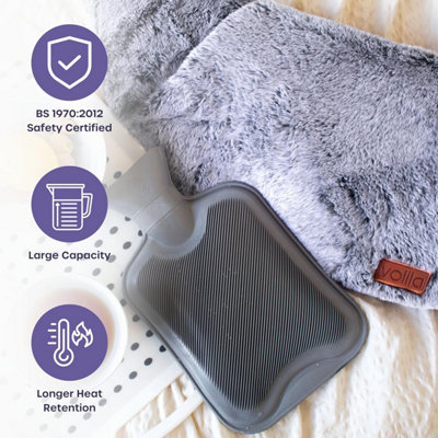 Wearable Hot Water Bottle Belt - 1.5L Soft Wrap-Around Hot Water Bag with Adjustable Strap for Period Pain, Cramps & Warmth