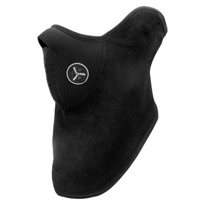 Weather Shield Face Mask And Snood Fleece Cold Protection Black
