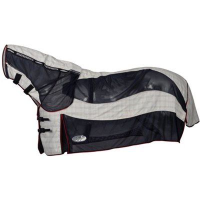 Weatherbeeta Breeze IV Combo Neck Horse Turnout Rug White/Navy/Red (6) Price Comparisons | Compare The Build