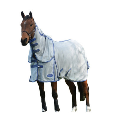 Weatherbeeta Comfitec Airflow II achable Neck Horse Turnout Rug Grey ...