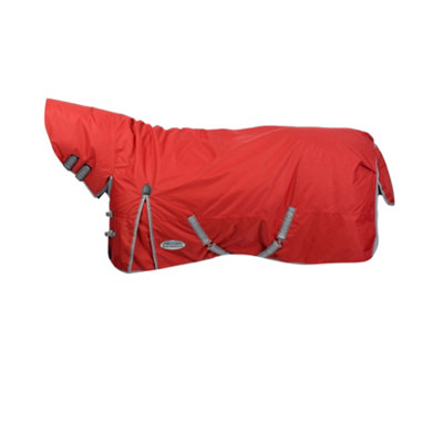 Weatherbeeta Comfitec Clic Combo Neck Medium Lightweight Horse Turnout Rug Red/Silver/Navy (4) Price Comparisons | Compare The Build
