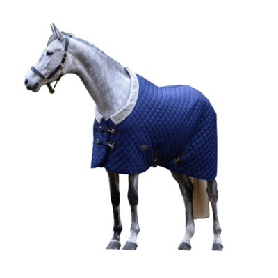 Weatherbeeta Comfitec Deluxe Diamond Quilt Standard Neck Medium Stable Rug Navy (7ft) Price Comparisons | Compare The Build