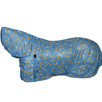 Weatherbeeta Comfitec Essential II Seahorse Mesh Full Neck Horse Fly Rug Blue (7 3") Price Comparisons | Compare The Build
