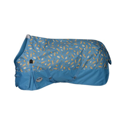 Weatherbeeta Comfitec Essential Standard-Neck Seahorse Lite Horse Turnout Rug Blue/Yellow (4 3") Price Comparisons | Compare The Build