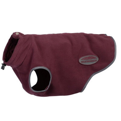 Weatherbeeta Comfitec Fleece Zipped Dog Jacket Maroon/Grey (70cm) Price Comparisons | Compare The Build