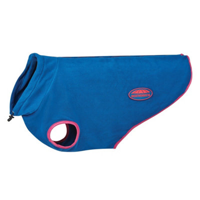 Weatherbeeta Comfitec Fleece Zipped Dog Jacket Navy/Red (40cm) Price Comparisons | Compare The Build