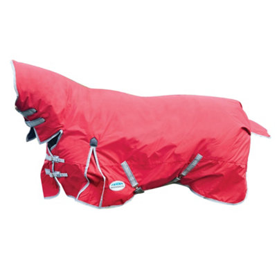 Weatherbeeta Comfitec Heavy Clic Combo Neck Turnout Rug Red/Silver/Navy (6 ft 5) Price Comparisons | Compare The Build