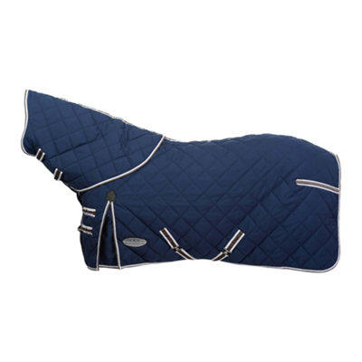 Weatherbeeta Comfitec Medium 1000d Diamond Quilt ach-a-neck Stable Rug Blue/Charcoal/White (6 ft 5) Price Comparisons | Compare The Build