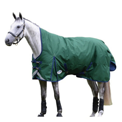 Weatherbeeta Comfitec Plus Dynamic II High-Neck Lightweight Horse Turnout Rug Hunter Green/Navy (7 3") Price Comparisons | Compare The Build