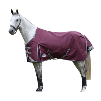 Weatherbeeta Comfitec Plus Dynamic II Standard-Neck Lightweight Horse Turnout Rug Maroon/Grey/White (6) Price Comparisons | Compare The Build