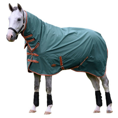 Weatherbeeta Comfitec Tyro Combo Neck Midweight Horse Turnout Rug Green/Burnt Orange/White (6 0") Price Comparisons | Compare The Build
