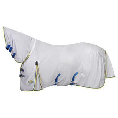 Weatherbeeta Comfitec Zephyr Plus Combo Neck Horse Fly Rug Silver/Blue/Lemon (6 6") Price Comparisons | Compare The Build