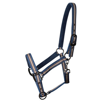 Weatherbeeta Coordinate Horse Headcollar Dark Blue/Brown/Grey (Pony) Price Comparisons | Compare The Build