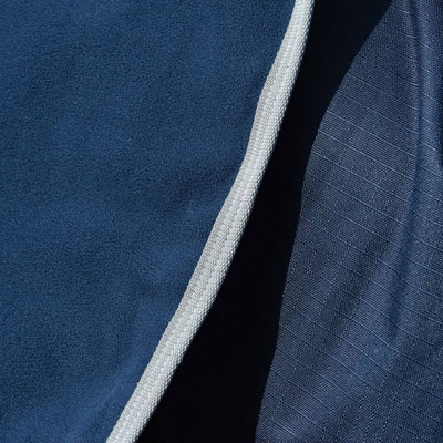 WeatherBeeta ComFiTec Essential Detach-A-Neck Medium Turnout Rug - Navy