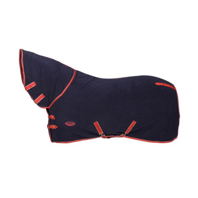 Weatherbeeta Fleece Cooler Combo Neck Rug Navy/Red/White (6ft 3) Price Comparisons | Compare The Build