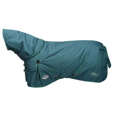 Weatherbeeta Green-Tec 1200D achable Neck Heavyweight 360g Horse Turnout Rug Dragonfly Blue/Bottle Green (6 9") Price Comparisons | Compare The Build