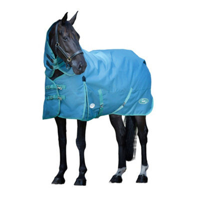 Weatherbeeta Green-Tec 1200D Lite Plus achable Neck 50g Horse Turnout ...