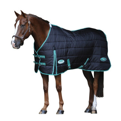 Weatherbeeta Green-Tec Standard-Neck Medium Lightweight Horse Stable Rug Black/Bottle Green (4) Price Comparisons | Compare The Build