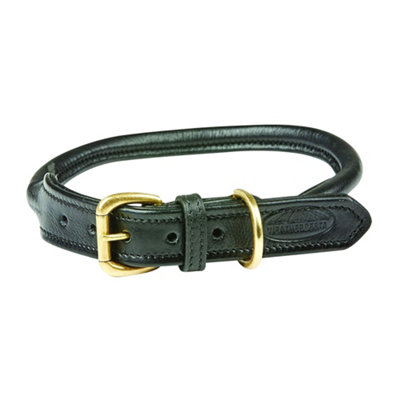 Weatherbeeta Rolled Leather Dog Collar Black (XS) Price Comparisons | Compare The Build