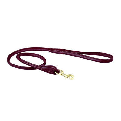 Weatherbeeta Rolled Leather Dog Lead Maroon (One Size) Price Comparisons | Compare The Build