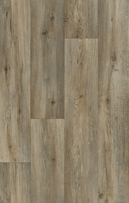 Weathered Oak Effect Vinyl Flooring 2m x 2m (4m2)