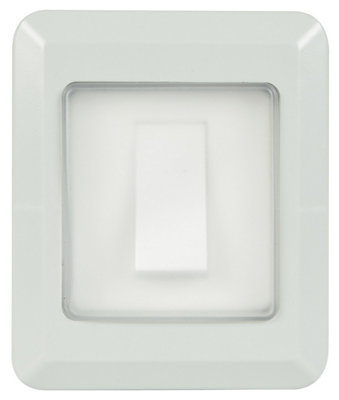 Weatherproof 1 Gang 2 Way Outdoor Switch with Transparent PVC Cover