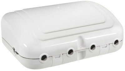 Weatherproof Outdoor Electrical Plug Enclosure Box with 4-Gang 2m Extension Lead