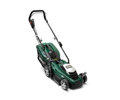Yard Force 1400W 34cm Electric Lawnmower with 35L Grass Bag and Rear  Roller, suitable for medium-sized lawns - EM N34A