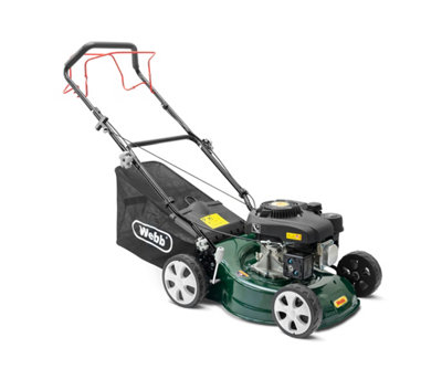 B and q best sale petrol lawn mowers mountfield