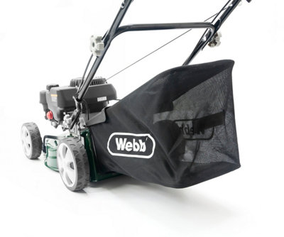 Webb self best sale propelled petrol lawnmower