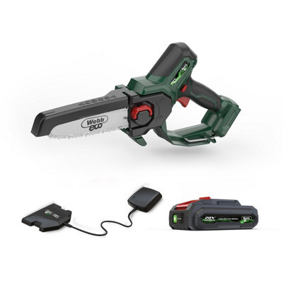 Webb Eco 20V 15cm Cordless Pruning Saw (2Ah Battery & Charger)