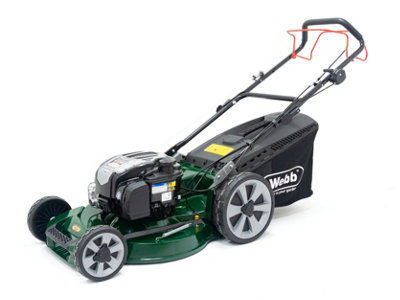 Webb Supreme WER21ALSP 53cm (21") Petrol Self Aluminium Deck  Propelled Rotary Lawnmower