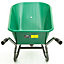 WEBB Wheelbarrow 90 Litre Poly Body With Puncture Proof Wheel 150kg Capacity