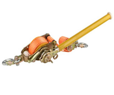 Webbing Puller Manual Hand Winch (Heavy Duty Web Strap Belt Hand Tensioning 1.5T Capacity)