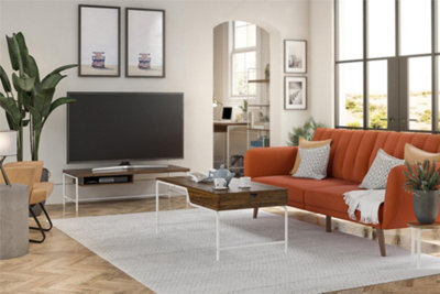 Webster 1 Drawer Coffee Table in Walnut Look