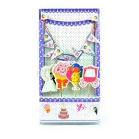 Wedding Topper & Decorations Cake Bunting Party Decorations, Multi