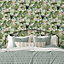 Wedgwood Botanical Wonders Waterlily Wallpaper Mineral Green W0137/05