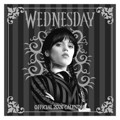 Wednesday 2026 Square Wall Calendar Multicoloured (One Size)