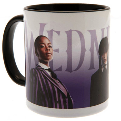 Wednesday Inner Two Tone Mug Black/Grey/Purple (One Size)