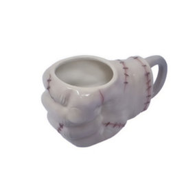 Wednesday Sculpted Thing Mug White (One Size)