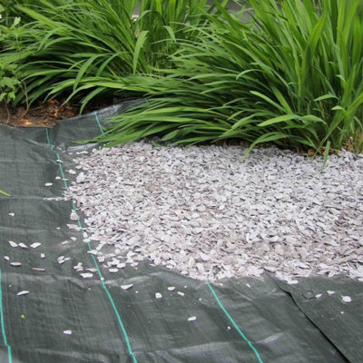 Weed Control Membrane Barrier Fabric - 100gsm Heavy Duty - 3m x 50m