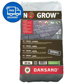 Weed Free Paving Sand Polymeric Weed Killer Inhibitor 20kg Dark Paving Grout Dansand - FREE DELIVERY INCLUDED