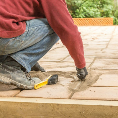 Weed Free Paving Sand Polymeric Weed Killer Inhibitor 20kg Dark Paving Grout Dansand - FREE DELIVERY INCLUDED - 6