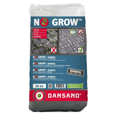 Weed Free Paving Sand Weed Inhibitor 20kg Grey Paving Grout Dansand