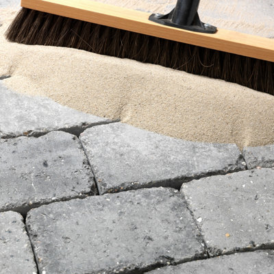 Weed Free Paving Sand Weed Inhibitor 20kg Natural Paving Grout Dansand